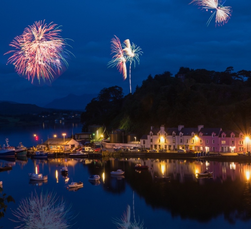 Fireworks on the Isle of Skye