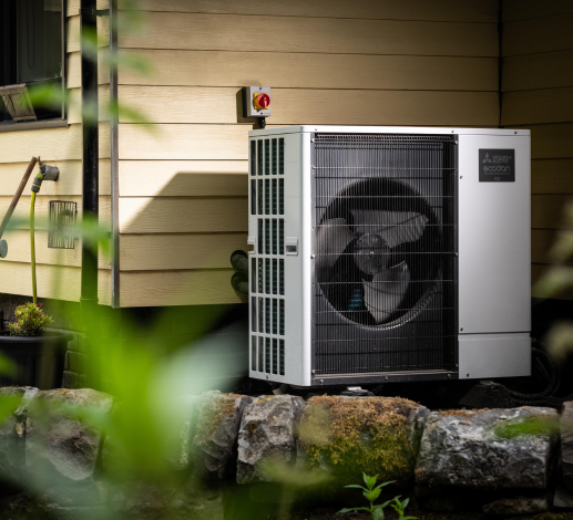 an air source heat pump