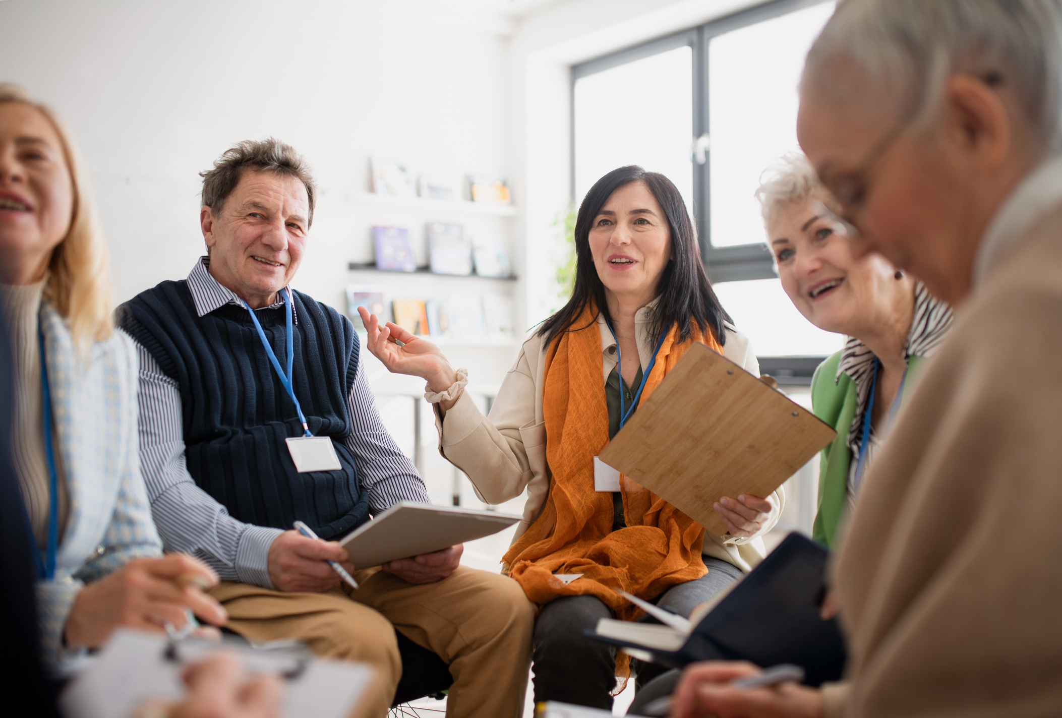 Community group holding a meeting