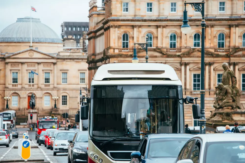 traffic in edinburgh city centre