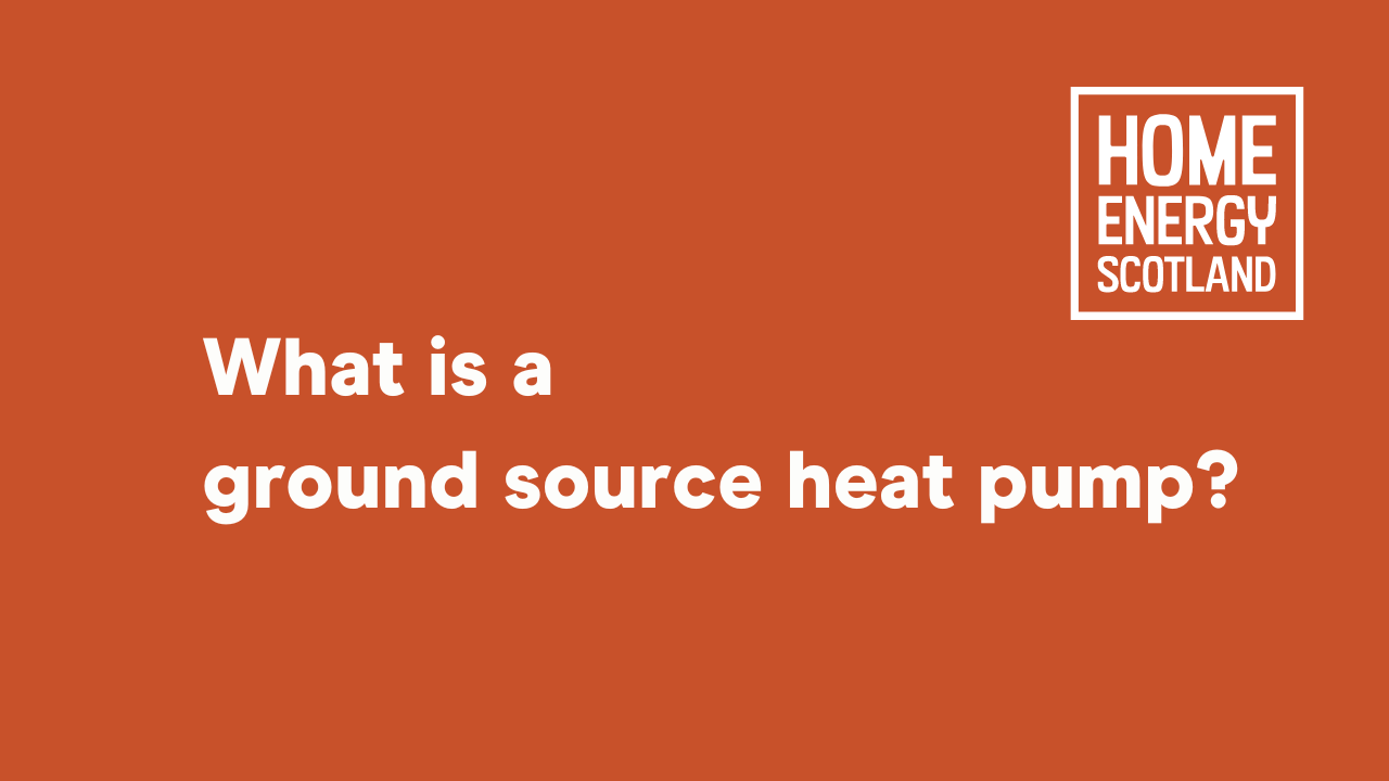Text states "What is a ground source heat pump?"